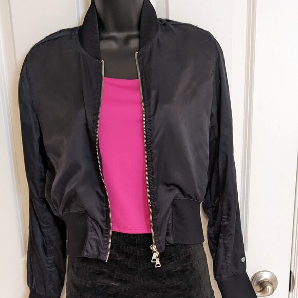 Victoria Secret Vintage Jacket Black Small - Picture 2 of 5